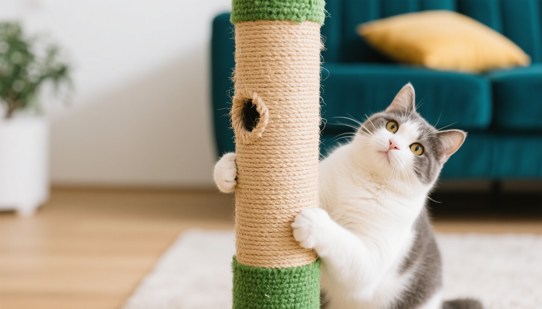 猫抓柱：匹配您猫咪的抓挠风格