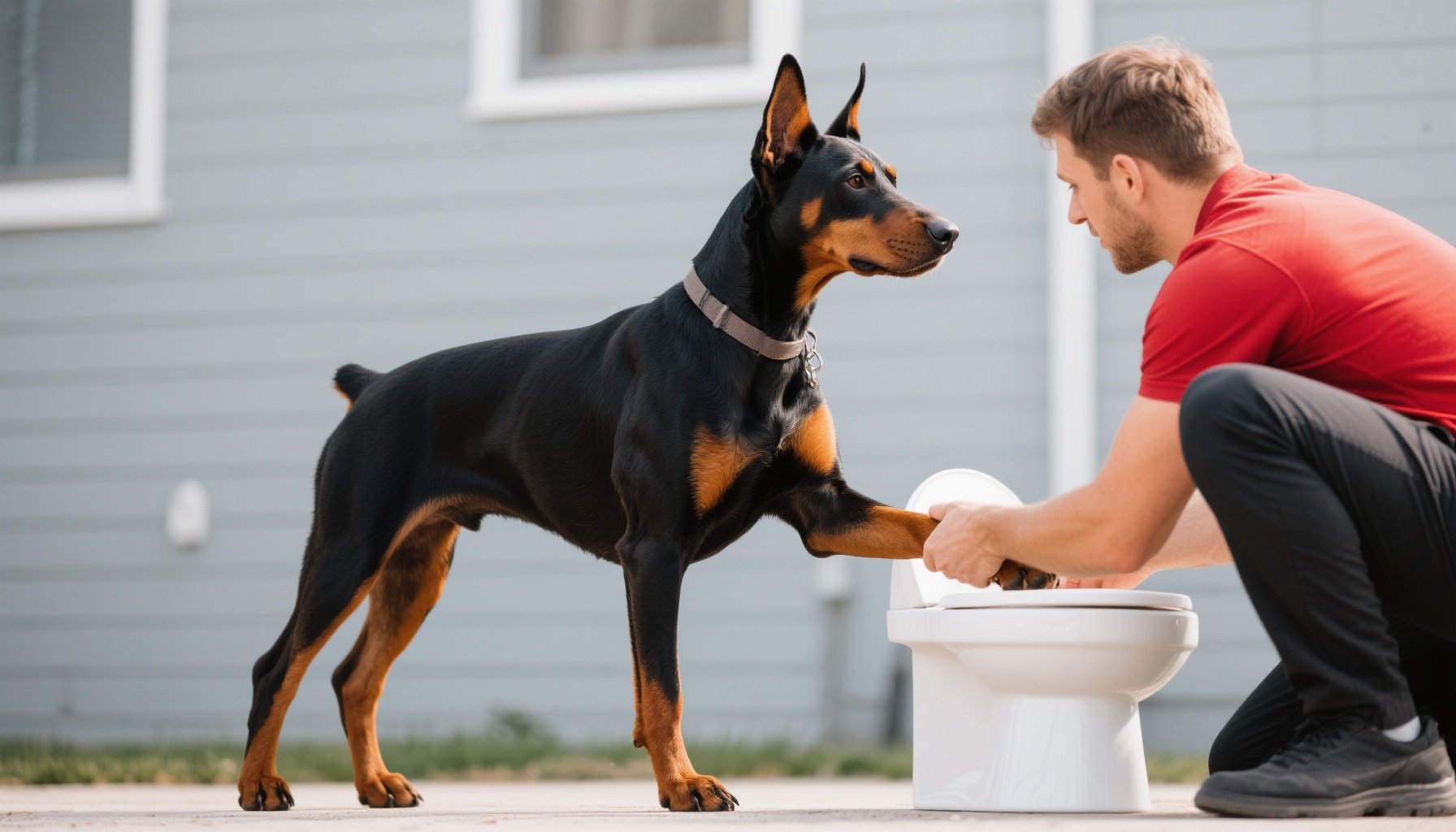 4个顶级杜宾犬训练技巧——外加如厕训练、服从性训练等指南