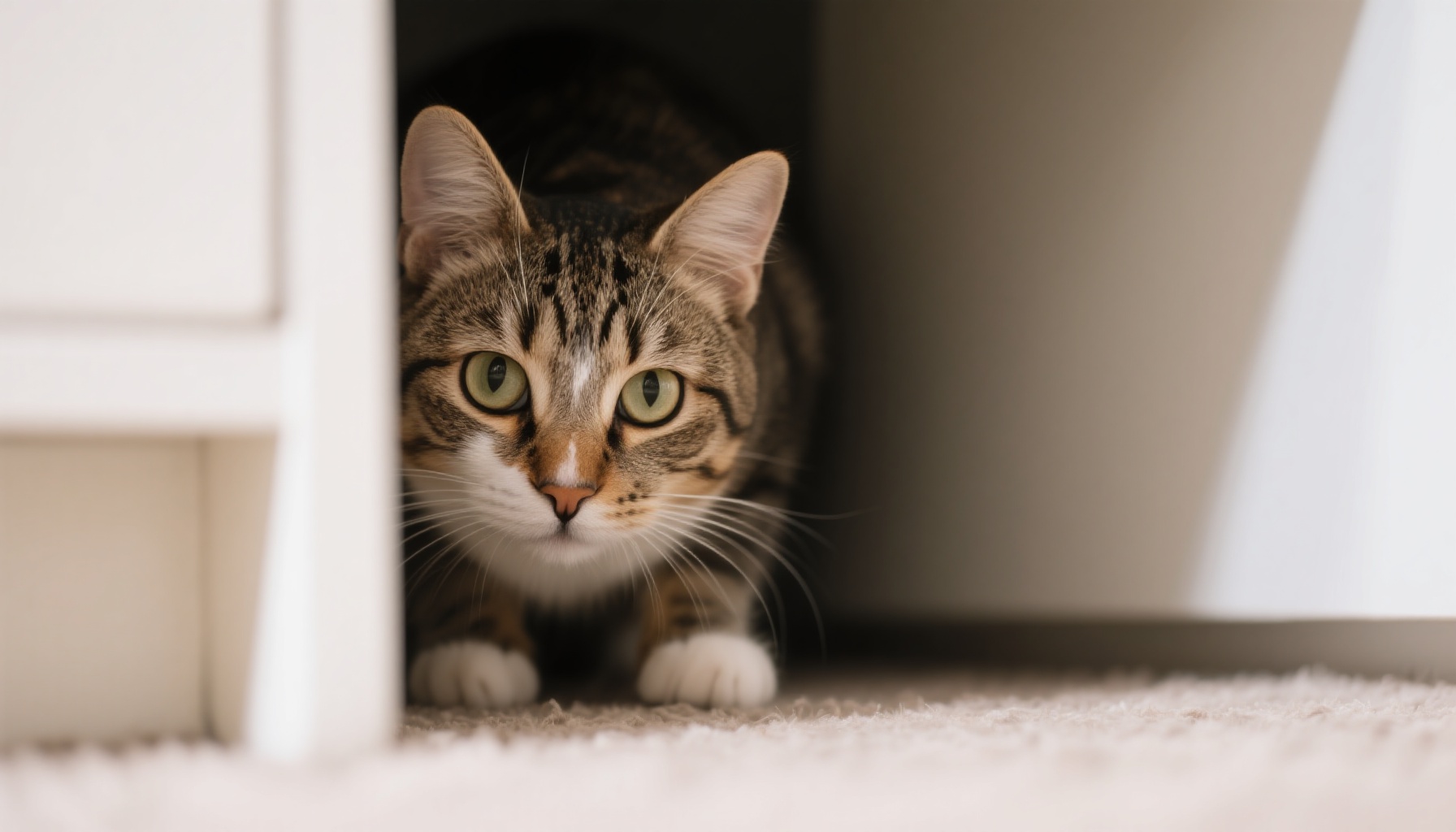 为什么我的猫躲起来了？（以及寻找它们的5个常见藏身之处）