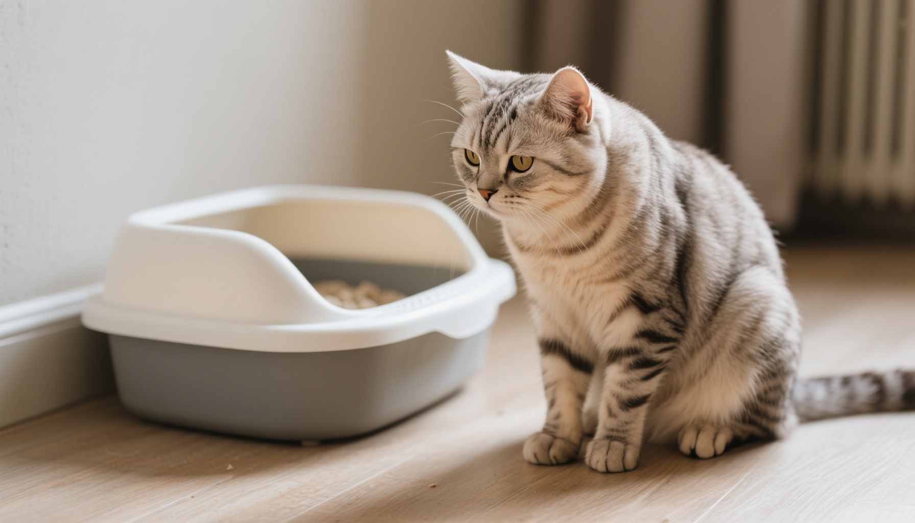 你的老年猫不再使用猫砂盆了吗？以下是应对方法