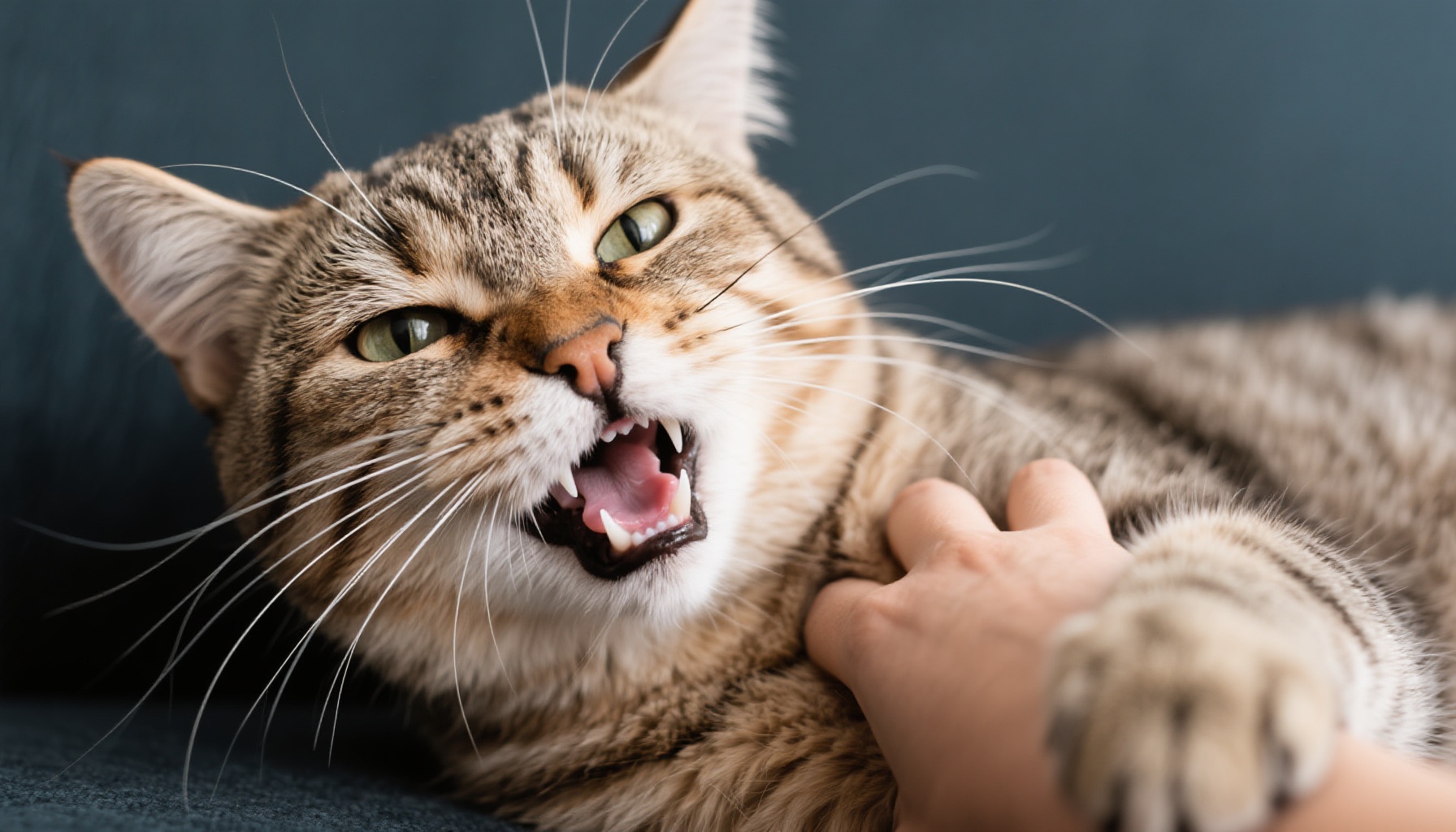 如何阻止您的老猫咬人